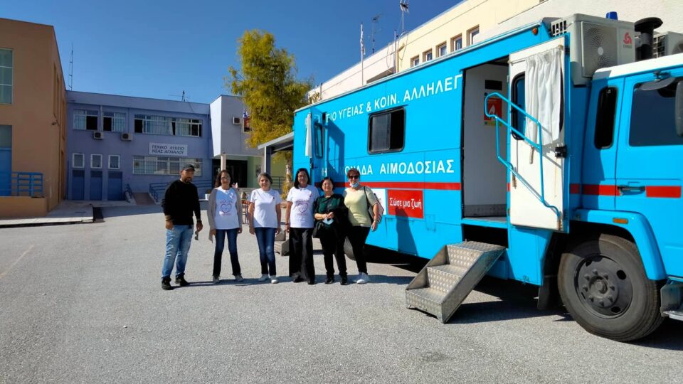 Με επιτυχία πραγματοποιήθηκε η εθελοντική αιμοδοσία που διοργανώθηκε από το Γεν. Λύκειο και το Γυμνάσιο Αγχιάλου