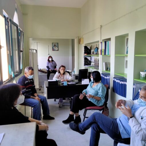 Σύλλογος Θαλασσαιμίας Νομού Μαγνησίας - Συνάντηση της Προέδρου και των μελών του Δ.Σ. του Συλλόγου με τον Διευθυντή και τις γιατρούς της Μ.Μ.Α. του Γ.Ν. Βόλου