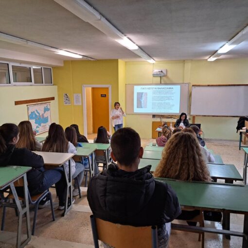 Σύλλογος Θαλασσαιμίας Νομού Μαγνησίας - Ενημερωτική επίσκεψη στο 4ο Λύκειο Βόλου