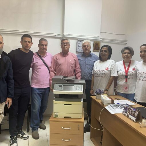 Δωρεά εκτυπωτικού πολυμηχανήματος από το τμήμα AHEPA HJ-13 "Αργοναύτες" Βόλου