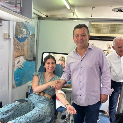 Συγκινητική ανταπόκριση αιμοδοτών στο κάλεσμα του υφυπουργού Ψηφιακής Διακυβέρνησης, βουλευτή Μαγνησίας, Χρήστου Μπουκώρου, που έκαναν πράξη την αλληλεγγύη.