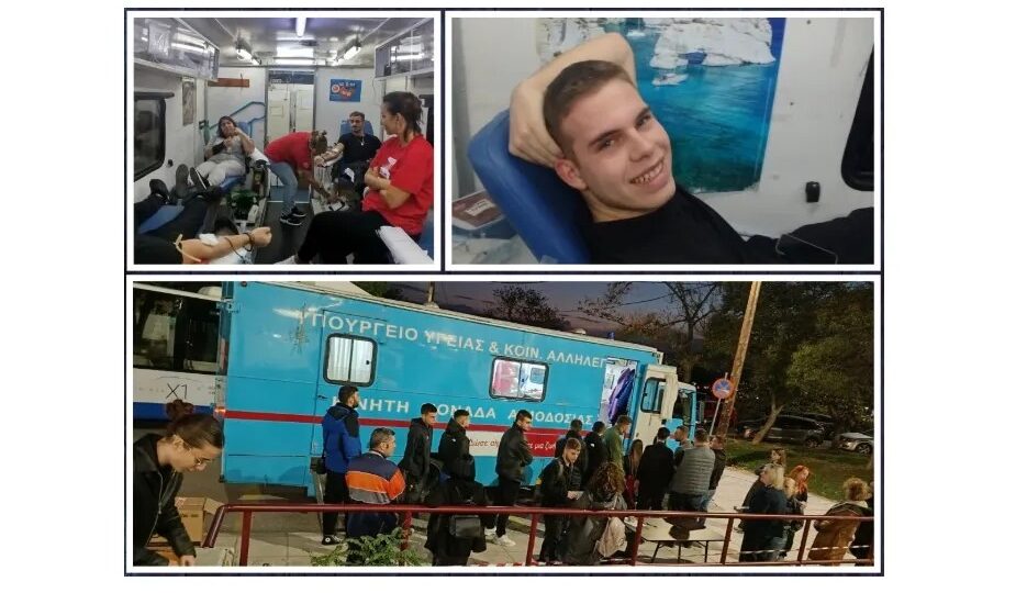 Ενημέρωση και Εθελοντική Αιμοδοσία 4ου ΕΠΑ.Λ Ν. Ιωνίας (φωτογραφία: e-thessalia.gr)