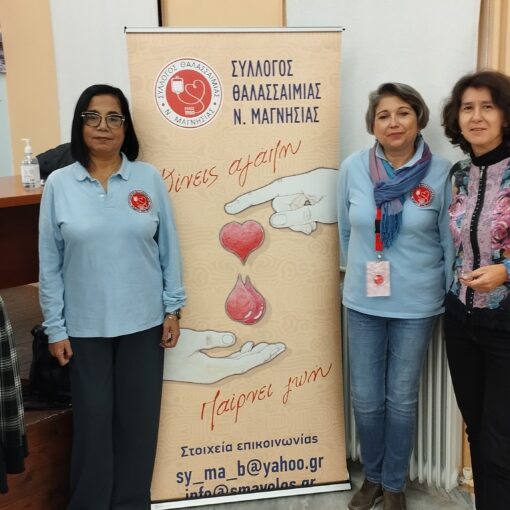 Επίσκεψη του Δ.Σ. του Συλλόγου Θαλασσαιμίας στο Γενικό Λύκειο Αγριάς «ΝΙΚΟΛΑΟΣ ΚΑΙ ΕΛΕΝΗ ΠΟΡΦΥΡΟΓΕΝΗ» - Δεκέμβριος 2025