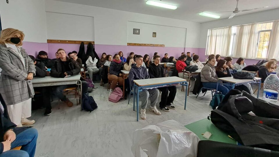 Ενημερωτική δράση και εθελοντική αιμοδοσία στο Γ.ΕΛ. Νέας Αγχιάλου - 16/02/2026