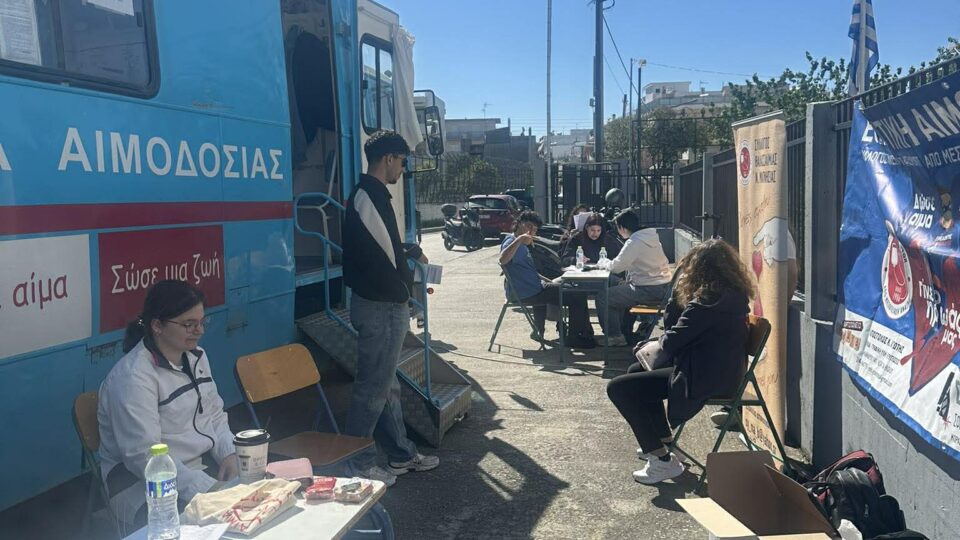 Εθελοντική αιμοδοσία με το  3ο ΕΠΑ.Λ. Βόλου στα πλαίσια της Παγκόσμιας Ημέρας Θαλασσαιμίας - Μάιος 2026